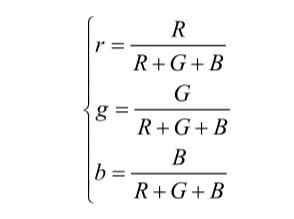 三刺激值与色品坐标值转换公式