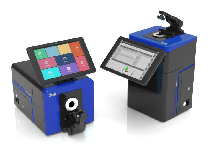 台式分光测色仪测量姿态